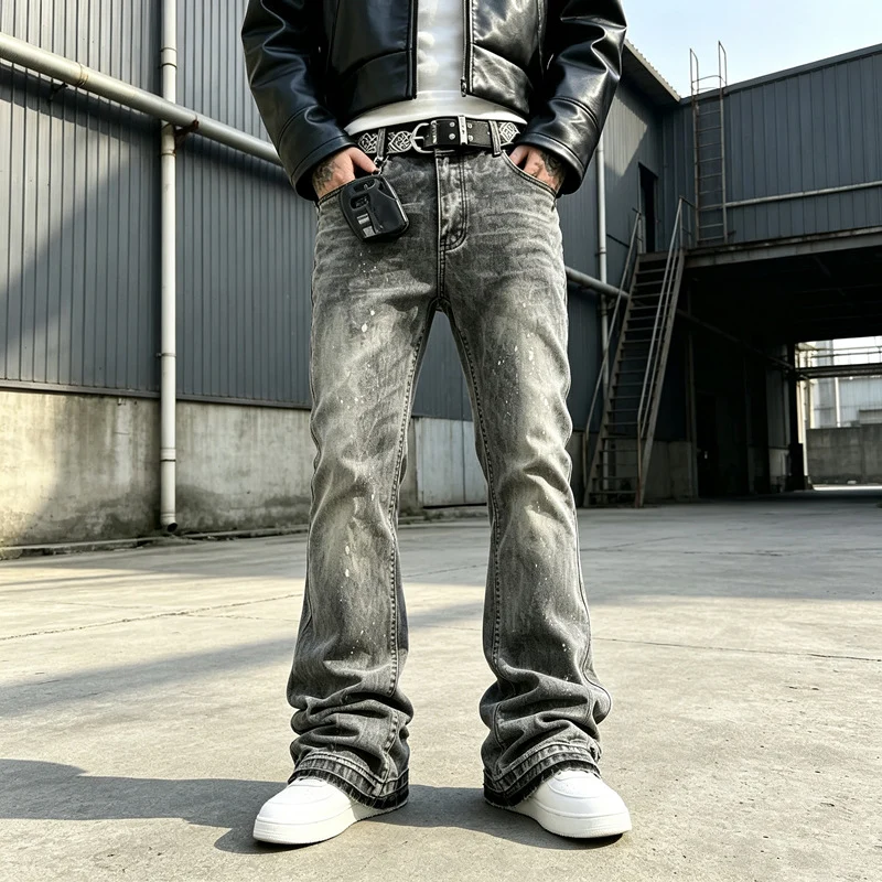 Herren Fließende Jeans Drune