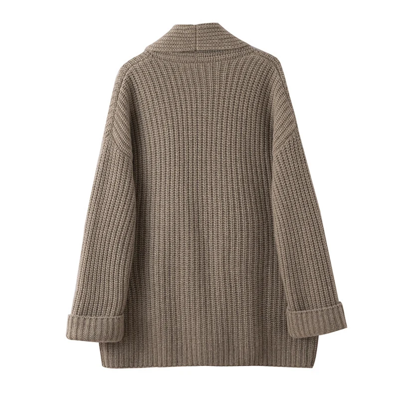 Damenmodischer Strickcardigan Drune