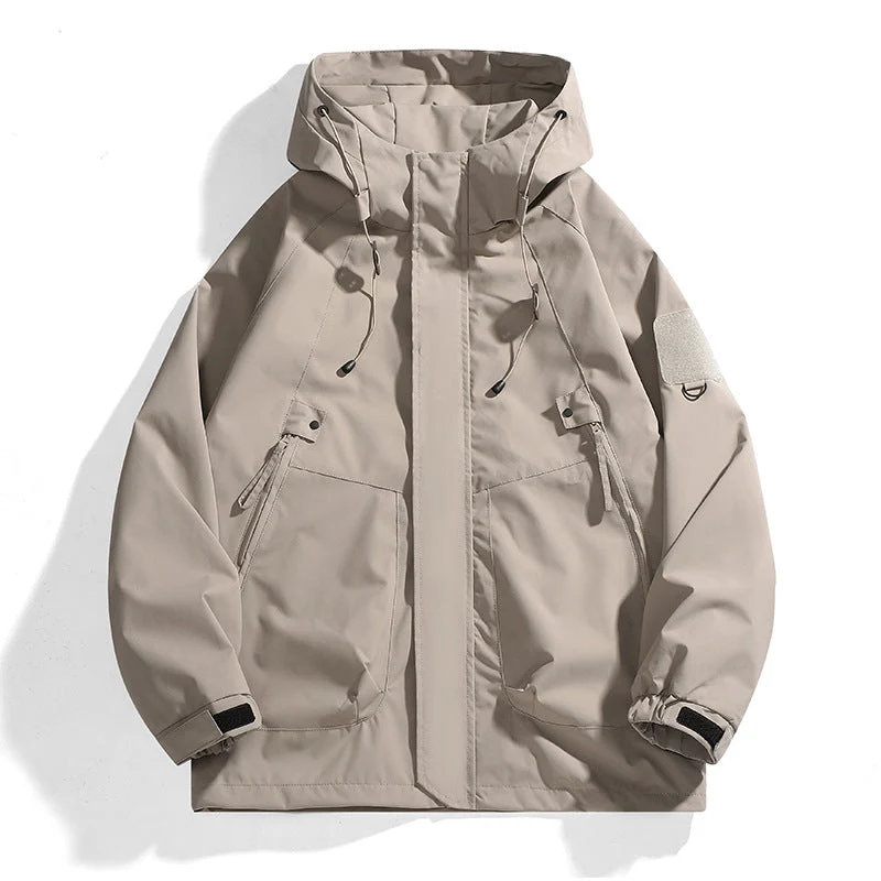 Damen Outdoor-Jacke mit verstellbarer Kapuze und atmungsaktiven Einsätzen Drune