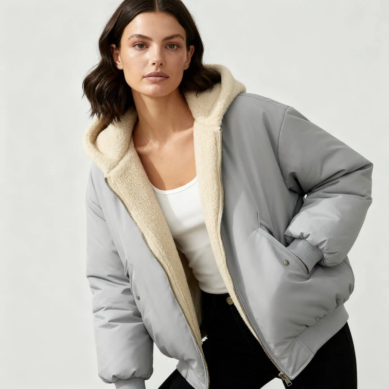 Oversized Winterjacke Komfort | Drune