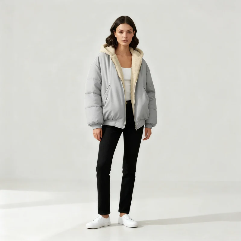 Oversized Winterjacke Komfort | Drune