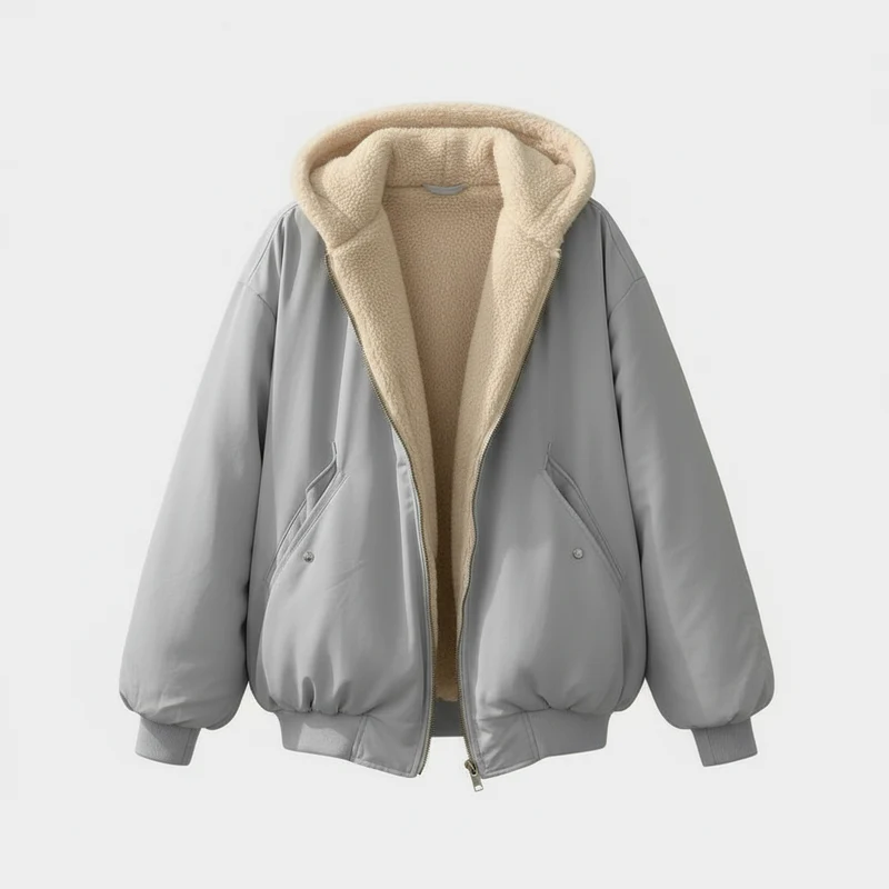 Oversized Winterjacke Komfort | Drune