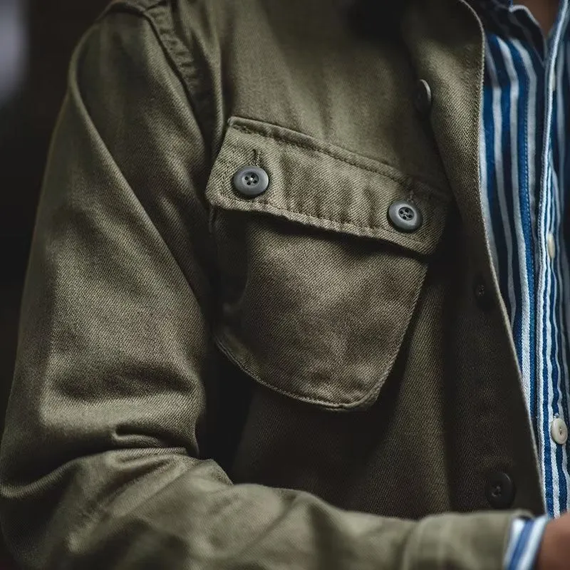 Herren Lässige Utility-Jacke mit praktischen Taschen Drune