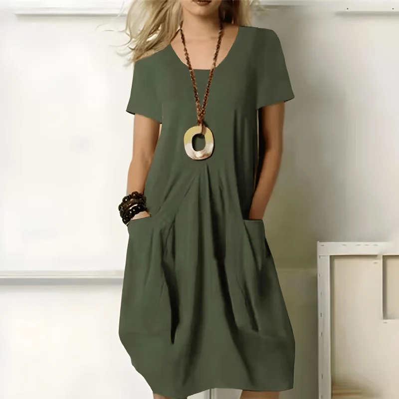 Drune | Stilvolles Kleid mit Bauchabdeckung