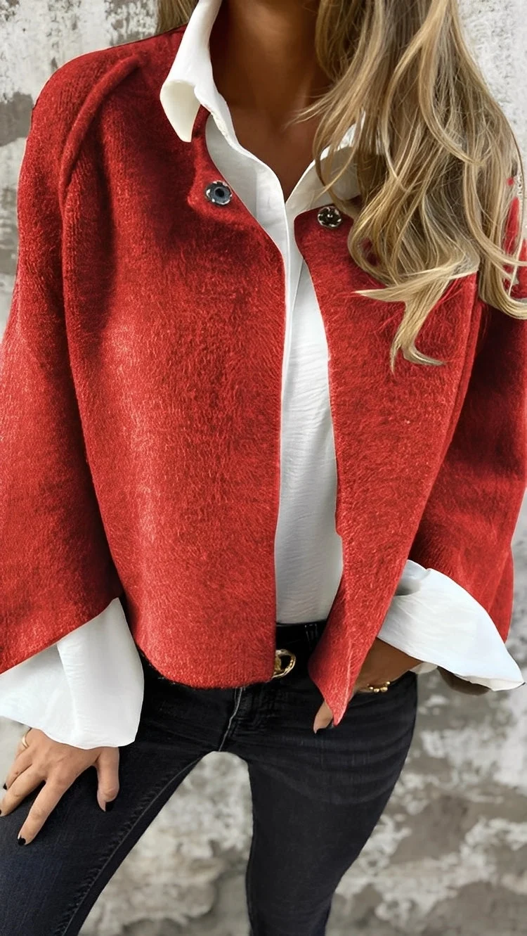 Drune | Bequeme, locker geschnittene Damenjacke aus Kaschmir