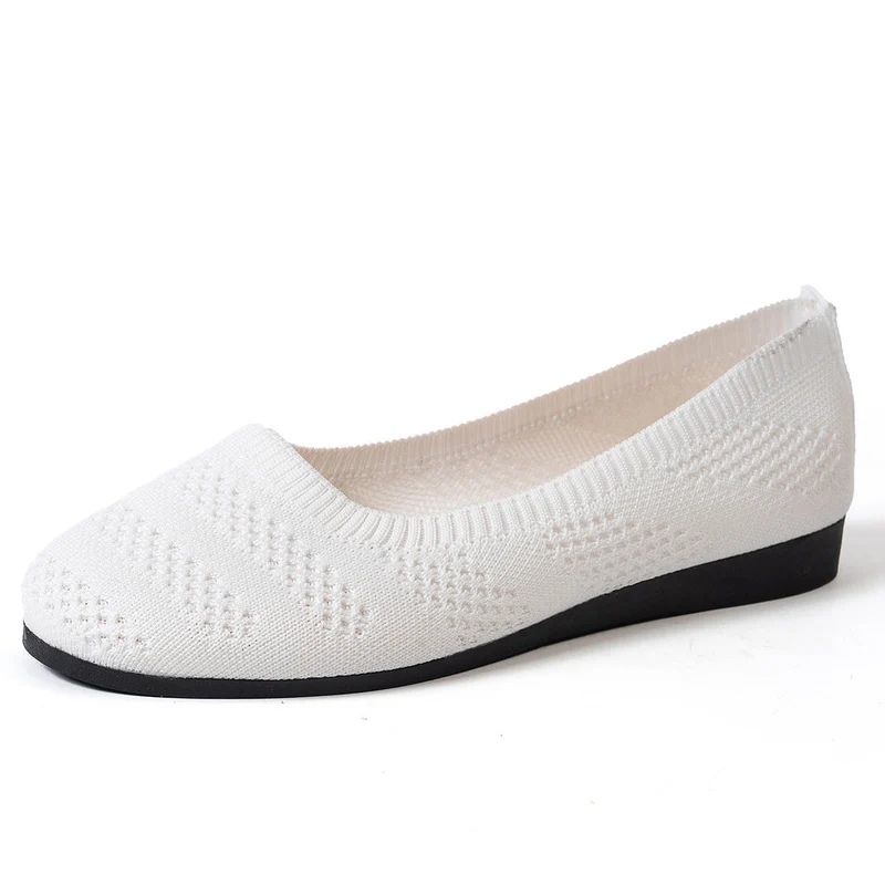 Damen atmungsaktive Strick-Ballerinas Drune