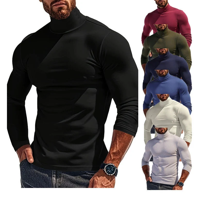 Herren Rollkragenpullover im modernen Design Drune
