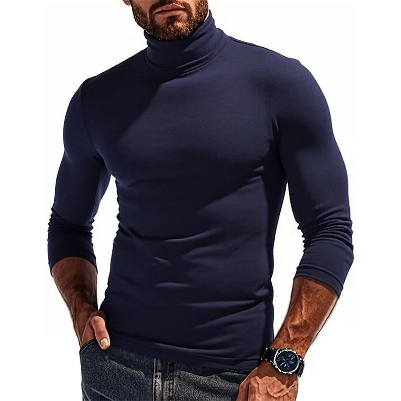 Herren Rollkragenpullover im modernen Design Drune