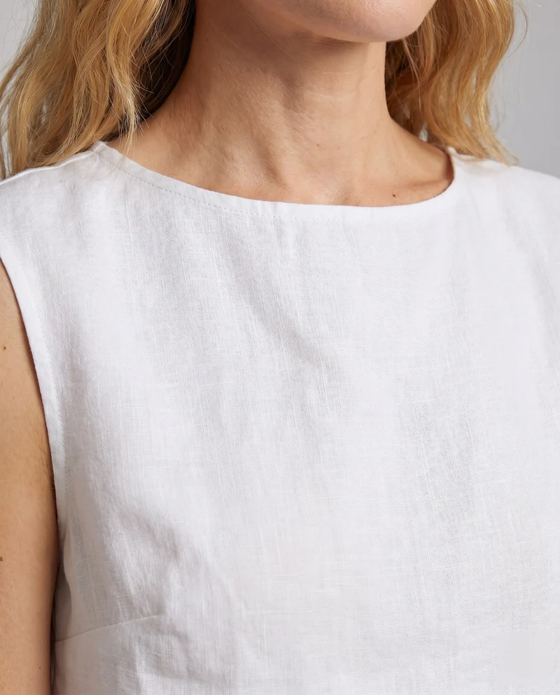 Damen lässiges Cropped-Top mit elegantem Schnitt