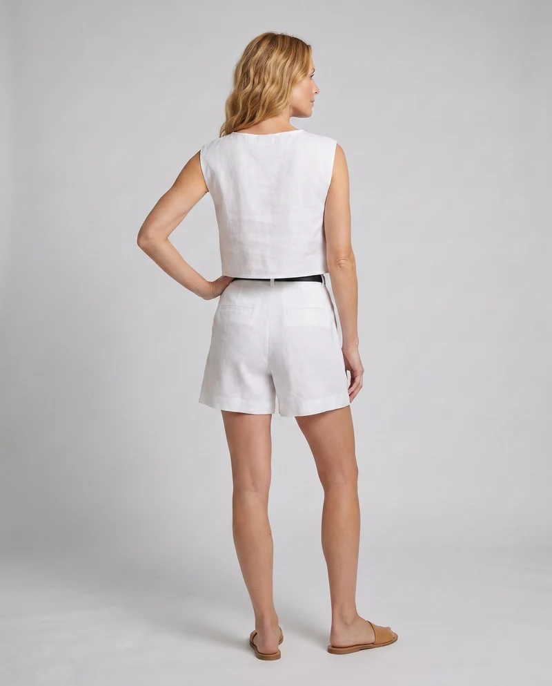 Damen lässiges Cropped-Top mit elegantem Schnitt