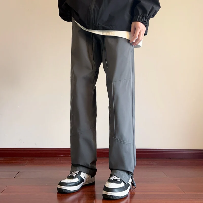 Herren Wasserabweisende Tech-Hose mit geradem Bein, verstärkten Kniepartien & Tunnelzug Drune