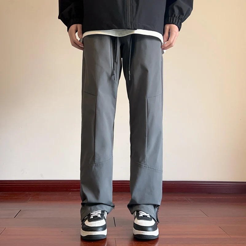 Herren Wasserabweisende Tech-Hose mit geradem Bein, verstärkten Kniepartien & Tunnelzug Drune