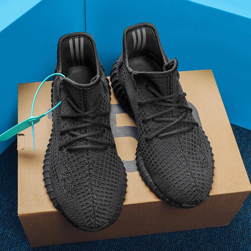 Damen Hochleistungs-Laufschuhe mit atmungsaktiver Strickoberfläche und rutschfester Sohle Drune