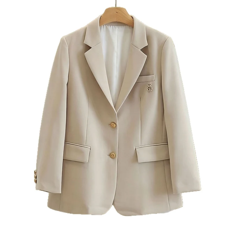 Damen Modischer Blazer im Stil eines Sakko Drune