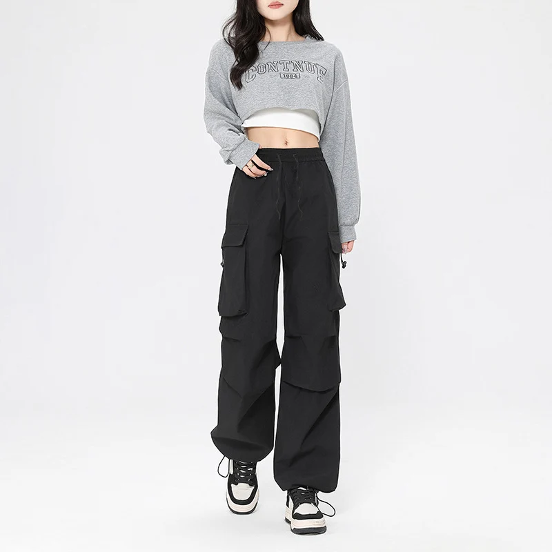 Damen Modische Cargo-Hose Drune