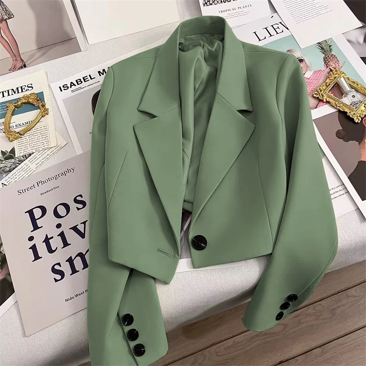 Damen Kurzer Blazer Drune