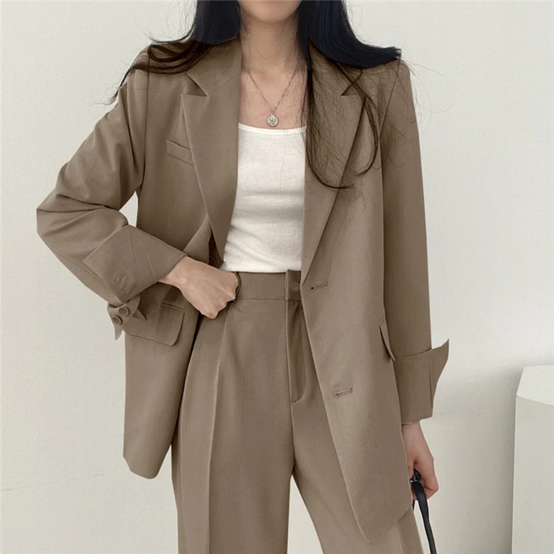 Damen Elegantes und modernes Blazer-Set Drune
