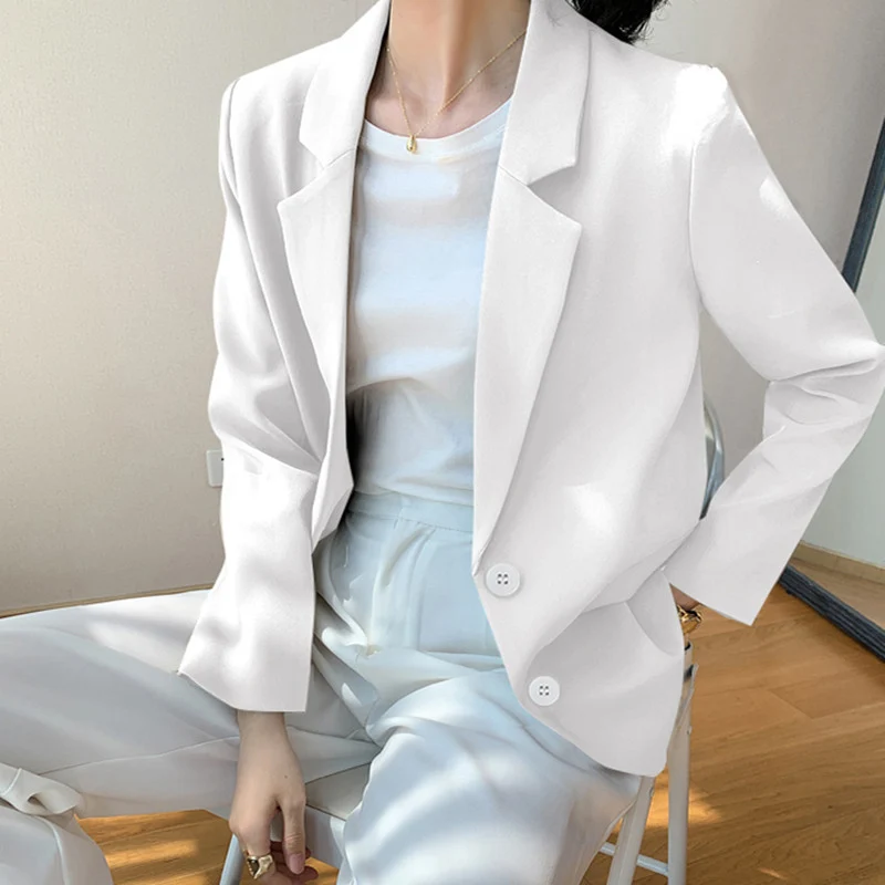 Damen Eleganter Oversized Blazer mit hochwertigen Details Drune