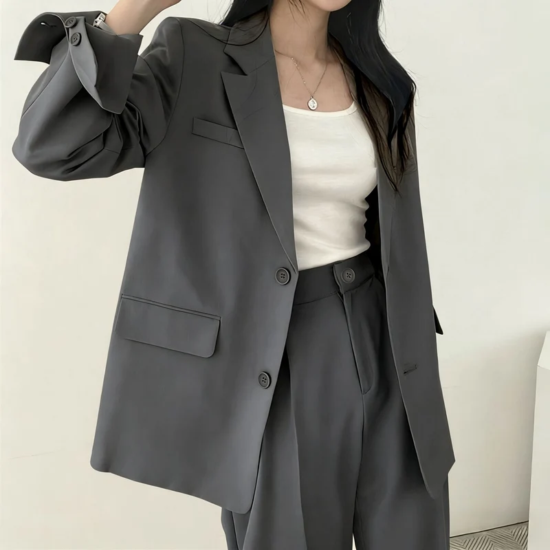 Damen Eleganter Oversize Blazer von Drune