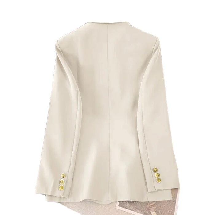 Damen Eleganter doppelt geknöpfter Blazer Drune