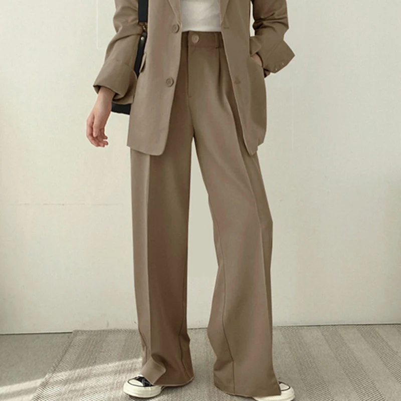 Damen Elegante Weite Hose Drune