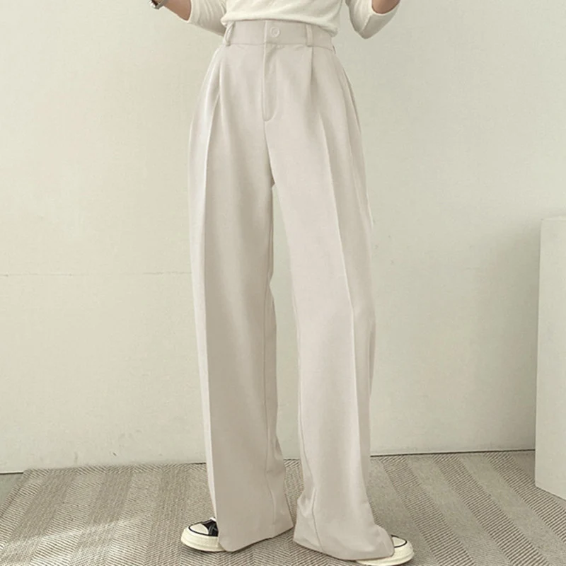 Damen Elegante und stylishe Hochwaisted Hose Drune