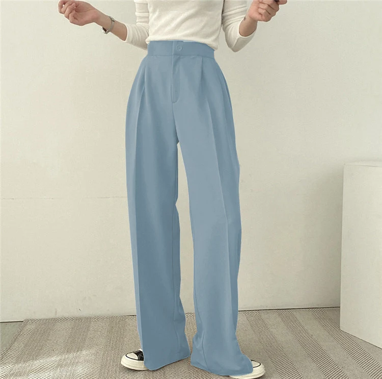 Damen Elegante und stylishe Hochwaisted Hose Drune