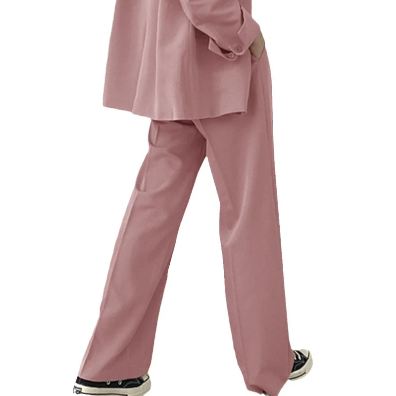 Damen Elegante und hoch taillierte Stoffhose Drune
