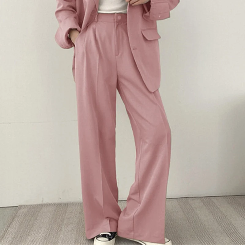 Damen Elegante und hoch taillierte Stoffhose Drune
