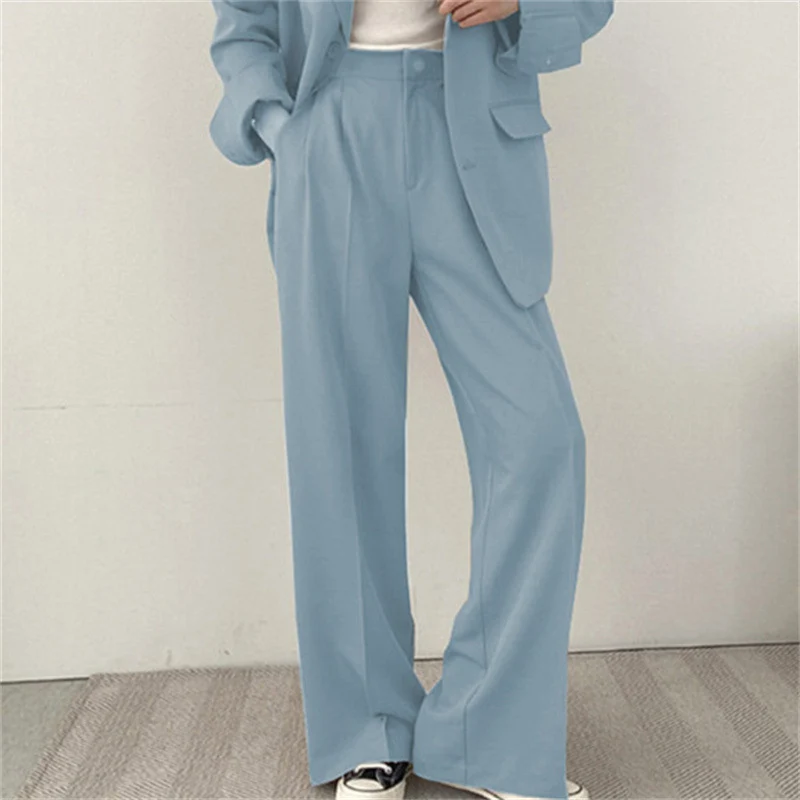 Damen Elegante und hoch taillierte Stoffhose Drune