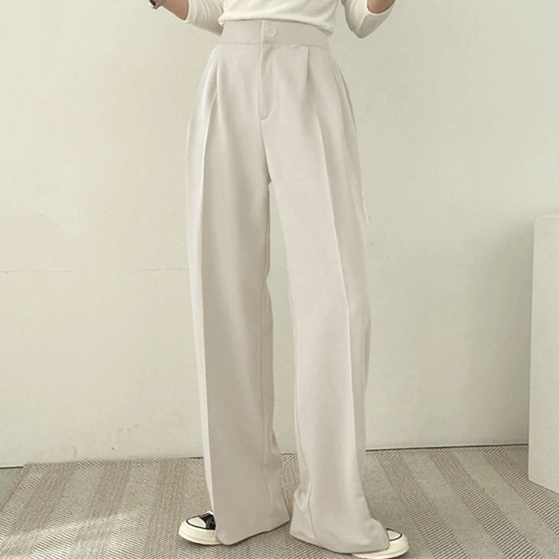 Damen Elegante und bequeme Hochtaillierte Hose Drune