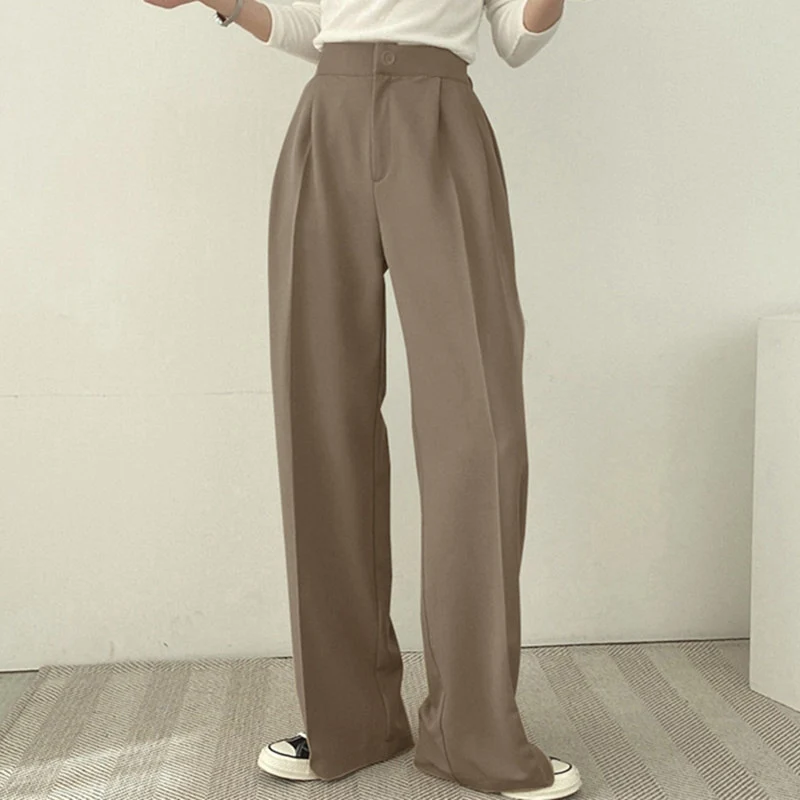 Damen Elegante und bequeme Hochtaillierte Hose Drune