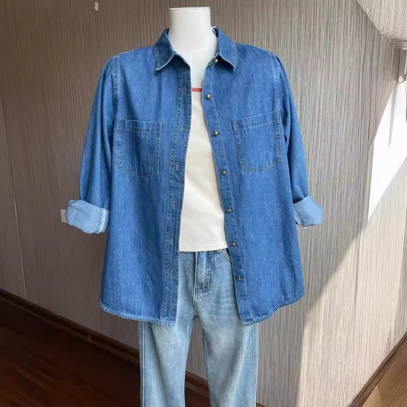 Damen Denim Hemd Drune