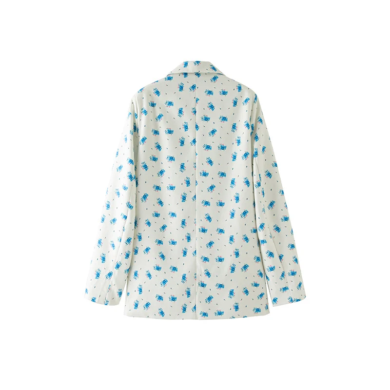 Damen Blazer mit floralem Muster Drune