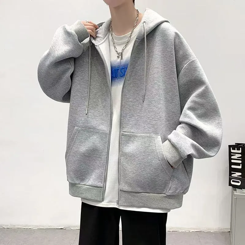 Unisex Bequeme Kapuzenjacke mit seitlichen Taschen Drune