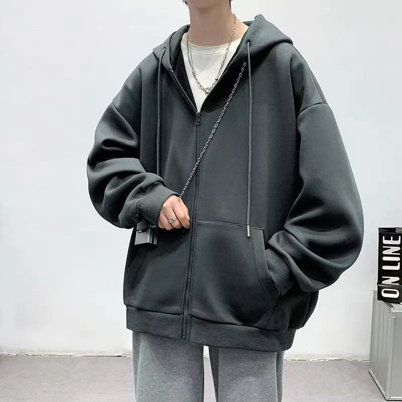 Unisex Bequeme Kapuzenjacke mit seitlichen Taschen Drune