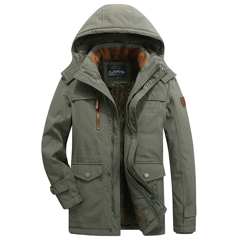 Herren Winterjacke mit Fleecefutter Drune