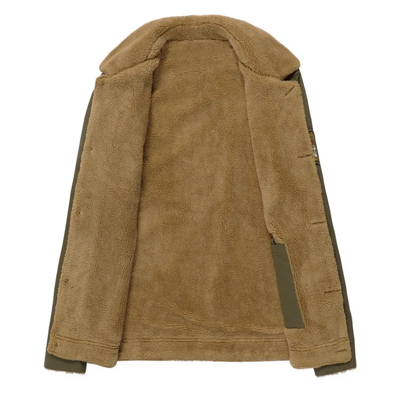 Herren Winterjacke mit Fleece-Innenfutter Drune