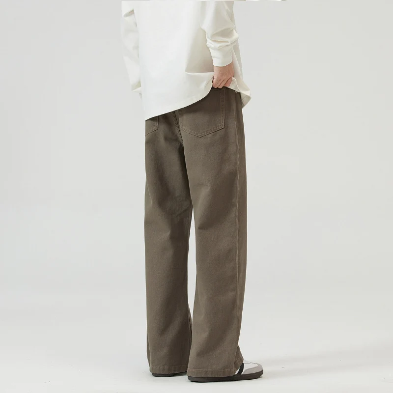 Herren Extraweite Baumwoll-Twill-Hose mit geradem Bein und relaxed Fit Drune