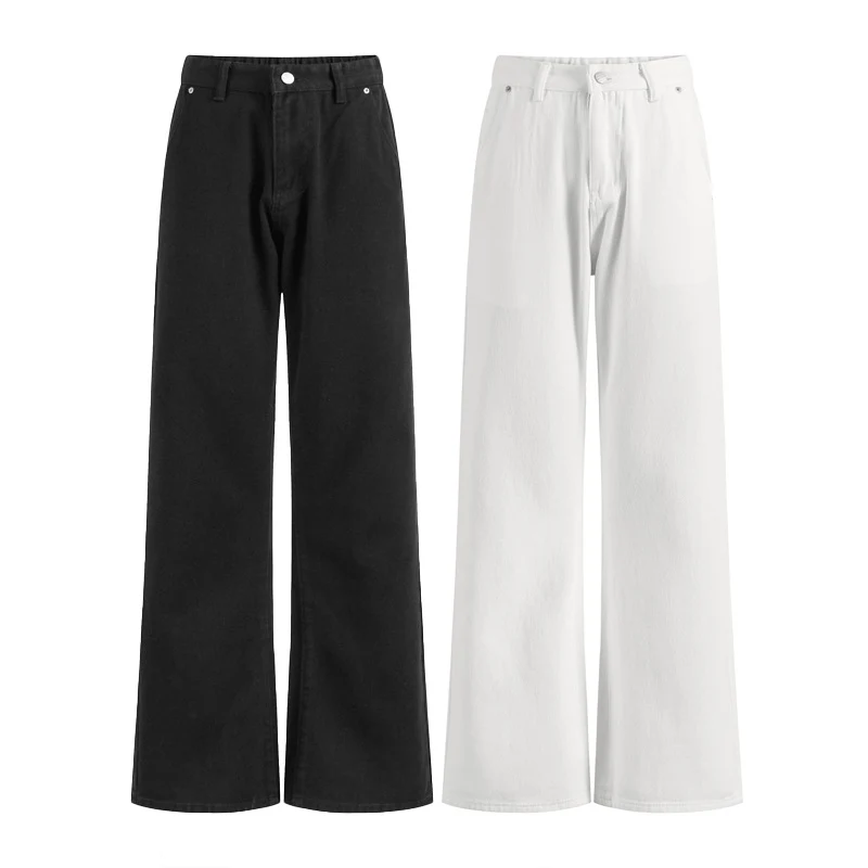 Herren Extraweite Baumwoll‑Mix Loungehose mit tiefem Schritt und seitlichen Eingrifftaschen Drune
