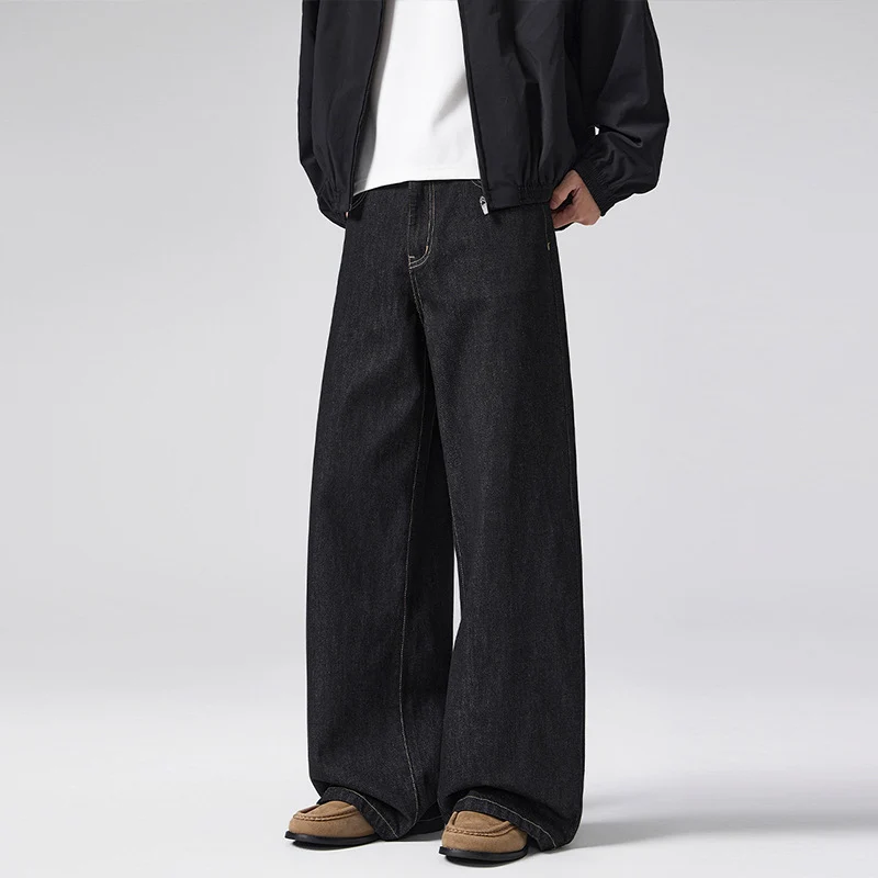 Herren Extraweite Baggy-Jeans aus robustem Denim Drune
