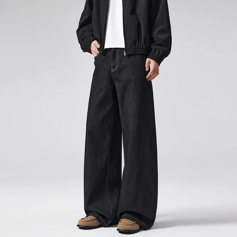 Herren Extraweite Baggy-Jeans aus robustem Denim Drune