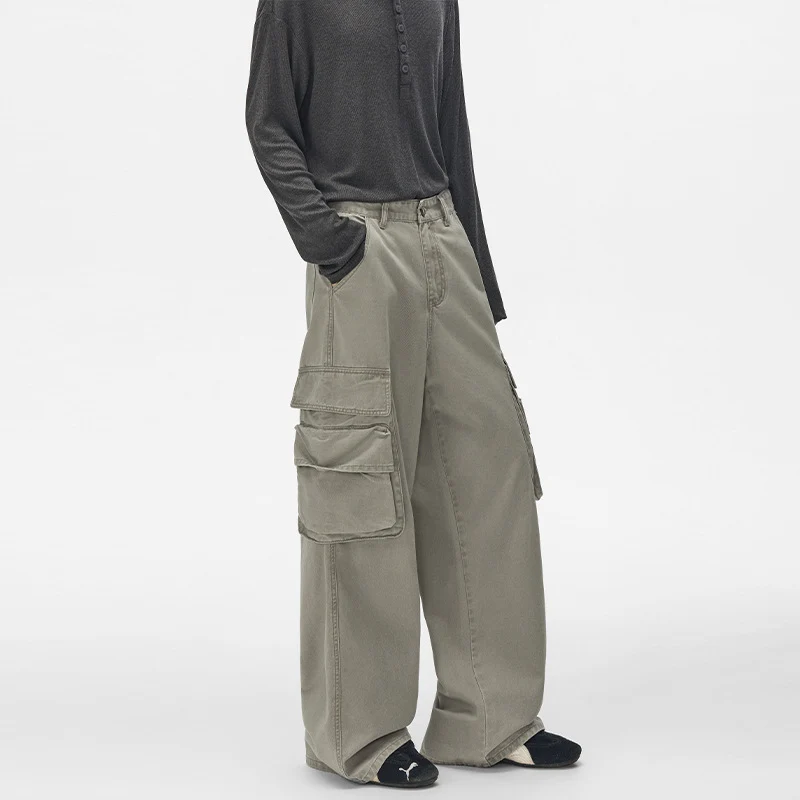 Herren Cargo-Hose mit weitem Schnitt und großen Seitentaschen Drune