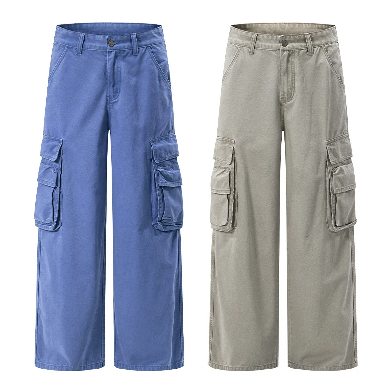 Herren Cargo-Hose mit weitem Schnitt und großen Seitentaschen Drune