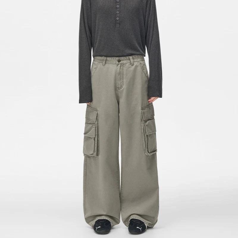 Herren Cargo-Hose mit weitem Schnitt und großen Seitentaschen Drune