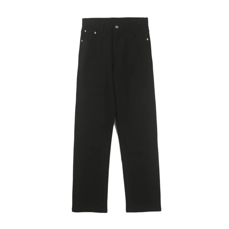 Damen Hochtaillierte Straight-Fit Jeans mit Stonewashed-Finish Drune