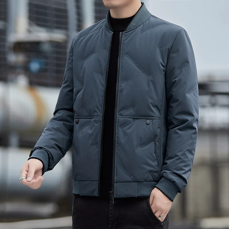 Herren Wattierte Blousonjacke mit Stehkragen Drune