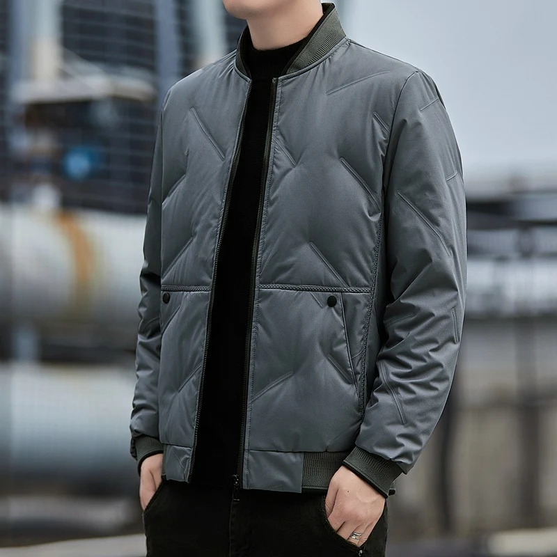 Herren Wattierte Blousonjacke mit Stehkragen Drune