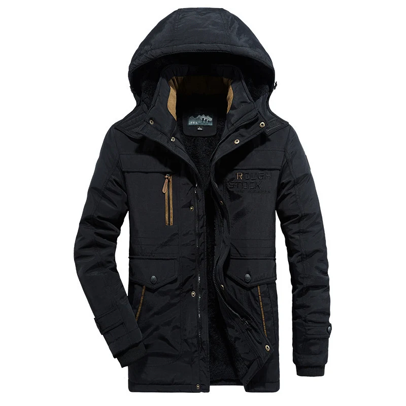 Herren Wasserfeste Outdoor-Jacke mit Fleece-Futter Drune