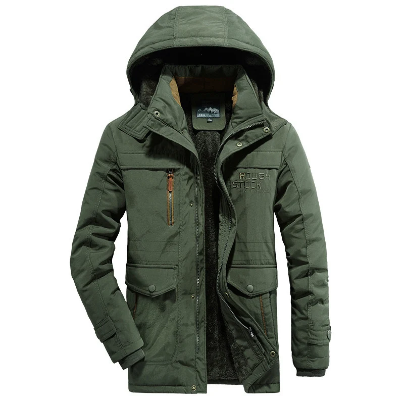 Herren Wasserfeste Outdoor-Jacke mit Fleece-Futter Drune